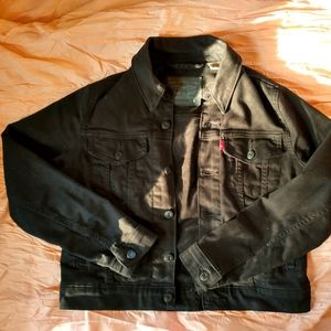 Small Levi's Black Original Trucker Jacket